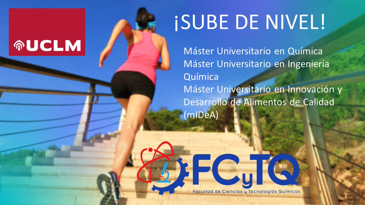 🚩¿Has acabado el Grado?.
Pues SUBE DE NIVEL
Cursa un Máster.