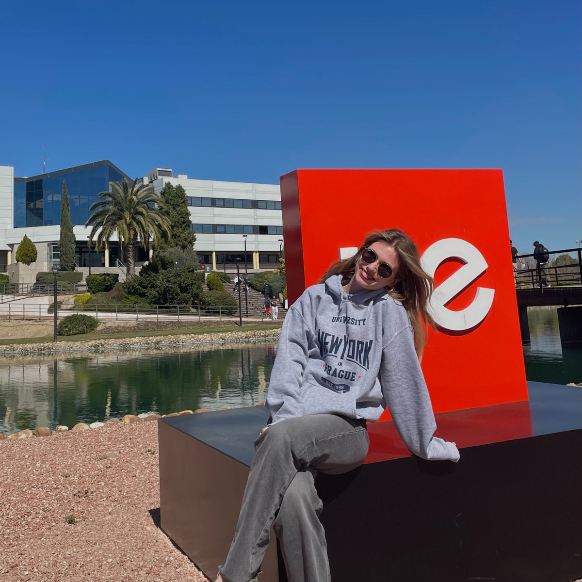 UNYP's tweet photo. Thinking about studying abroad? Take a cue from Simona who rocked her semester in Madrid 🇪🇸! The secret? Early planning. 

Don't miss our Study Abroad Info Session TOMORROW at 3PM in the Auditorium to kick-start your own international adventure for next semester. 🌍🗺️📚 https://t.co/DtitqVDVPZ