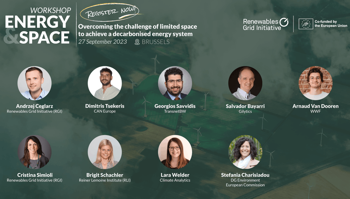 To achieve a fair &amp; sustainable #EnergyTransition, we must overcome the challenge of limited space! 🗺️

So, how can we plan the 🇪🇺#European #EnergySystem with this in mind? 🤔

Join us &amp; invited experts in this discussion at our #EnergyandSpace Workshop👉bit.ly/WSEnergySpace