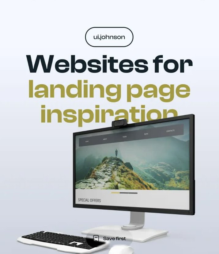 Abmankendrick's tweet image. UI/UX Designer, if you want to improve your UI skills and find inspiration for landing page design. In this post, I will introduce you to 06 amazing websites with inspiration for landing page designs that can help your design career. 

Reposts are highly appreciated 💜