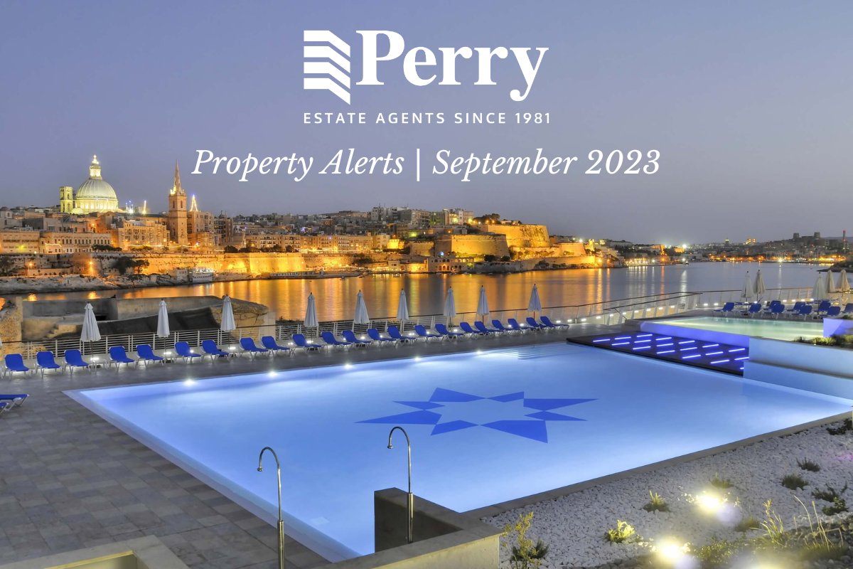 UPDATE! We've just published our latest PROPERTY ALERTS e-newsletter for September. Take a look at it here > bit.ly/3PACHNp

#Malta #Valletta #Sliema #StJulians