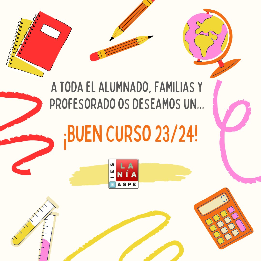 Ayer dimos inicio al nuevo curso en el IES La Nía. La bienvenida en la que el alumnado conoció a su profesorado y compañeros y recogió sus libros fue todo un éxito, tanto en la ESO, Bachillerato como en FP.
A toda la comunidad educativa os deseamos un muy buen curso 2023-2024.