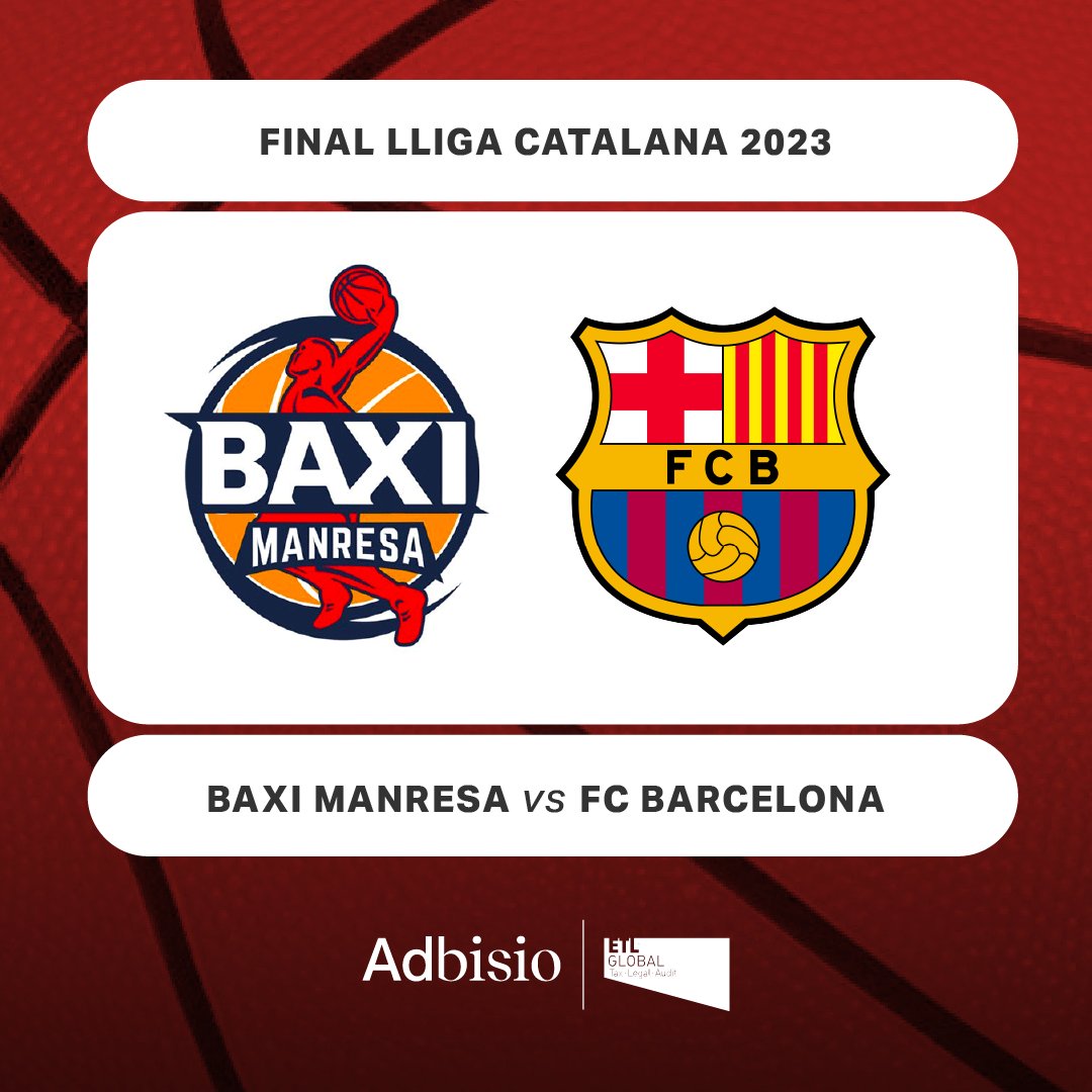 ad_bisio's tweet photo. 🏀 BAXI MANRESA | Final de la Lliga Catalana! @BasquetManresa 🆚 @FCBbasket al Pavelló Municipal Barris Nord de #Lleida a les 20.45h.

#SOMHIManresa #baximanresa @gradanimacio https://t.co/8bqC9pwyXc