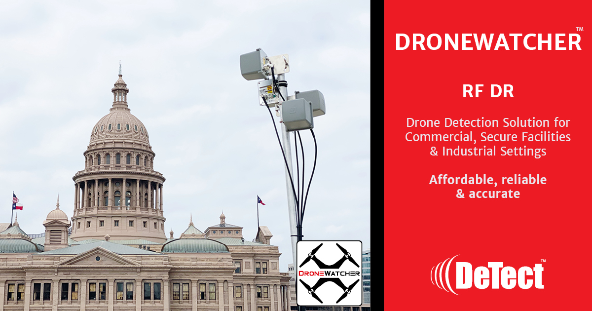 detect_inc's tweet photo. DroneWatcher RF DR, is a powerful drone detection solution that can be used in a variety of commercial, secure facilities and industrial settings.

https://t.co/Up4XblAItU

#dronedetection #dronewatcher #dronesecurity #security #defense https://t.co/dYJxtIS3Wu