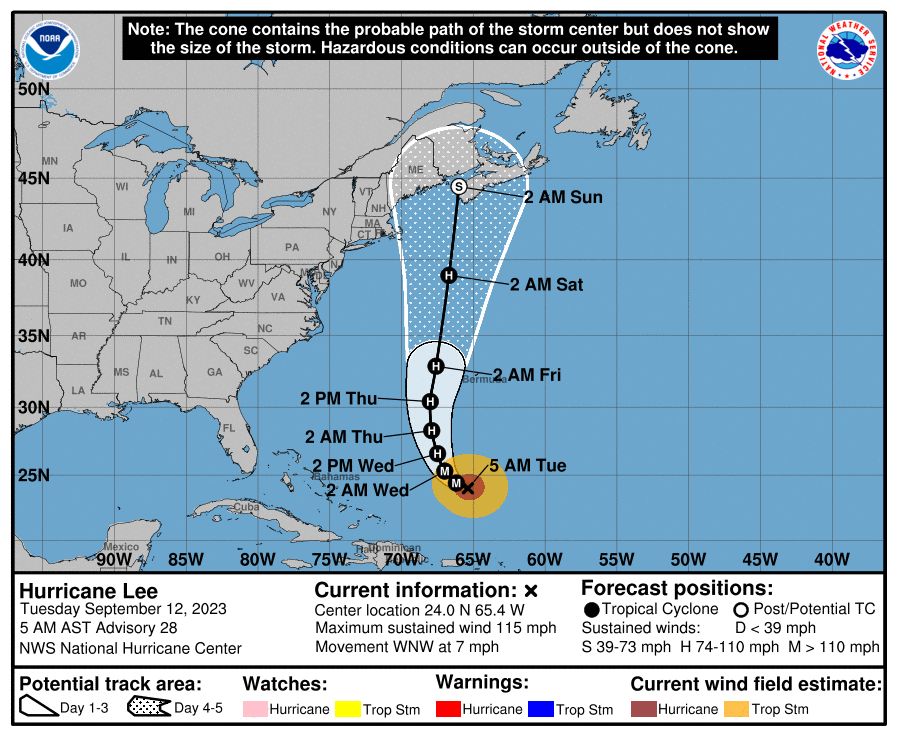 LimWeather's tweet photo. C3 #Hurricane #Lee is maintaining intensity, interests in #Bermuda, Atl #Canada, NE US should watch this closely!
#tropicswx #wxtwitter #HurricaneSeason2023 #HurricaneSeason #HurricaneLee #NJwx #NYwx #CTwx #RIwx #MAwx #NHwx #MEwx #NSwx #NBwx #NLwx #PEIwx #LongIsland #NewEngland https://t.co/bS0qlsmgUT