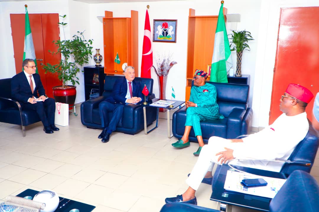 Yesterday I received the @TurkishEmbAbuja Amb, H.E. Hidayet Bayraktar. We discused mutually beneficial partnerships in the development of infrastructure & agriculture in the FCT.I also requested for a visa policy that fosters greater amicability towards Nigerians to be considered