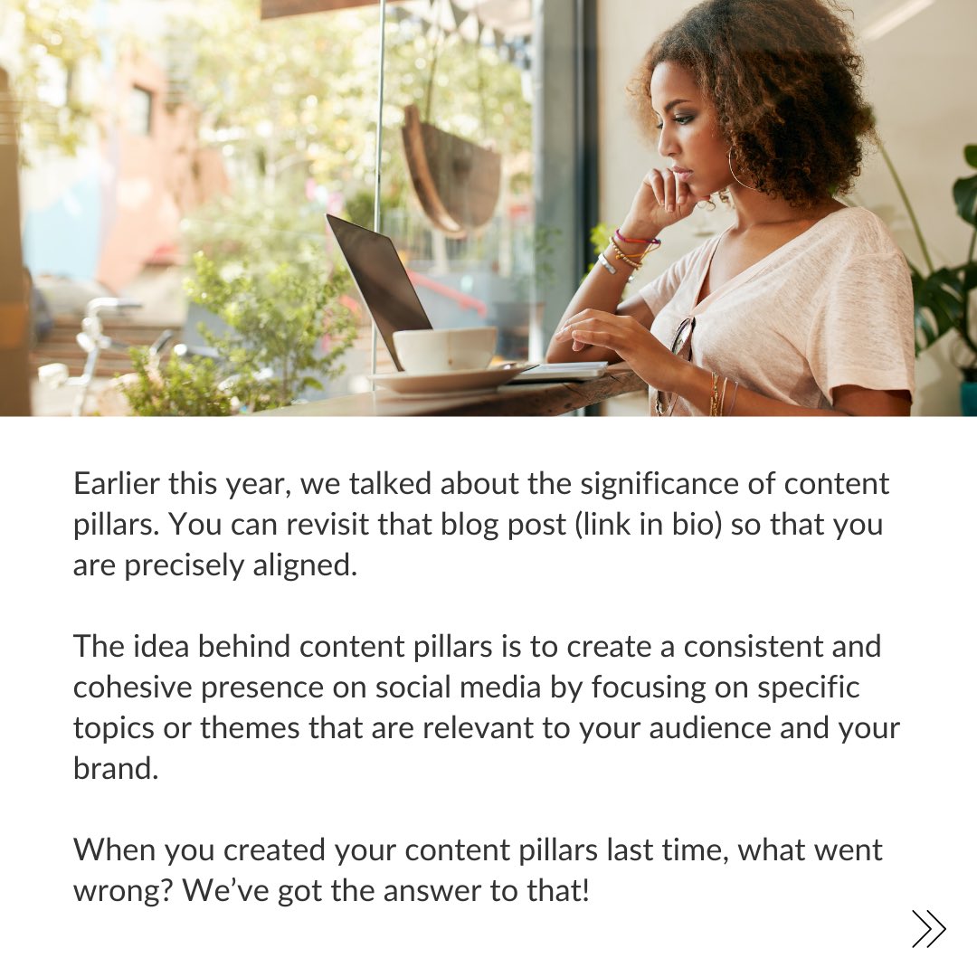 _yellowray's tweet photo. 👋🏽

Why are you still falling short of your social media objectives after planning and identifying your content pillars?

If your content pillars are not helping you reach your realistic social media goals, here's what could be the problem.👇🏽 https://t.co/cv1hkEGleH