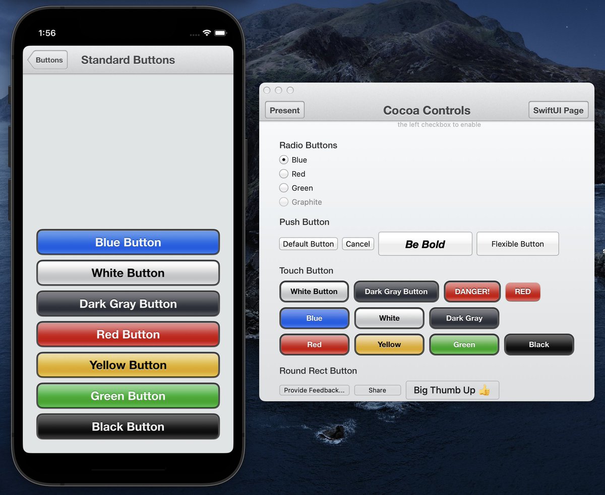 ChouTiUI's tweet photo. Put the iOS buttons directly on Mac apps might be not a good idea. But why not 😎 #ios #mac #button https://t.co/enZEWgGuaw