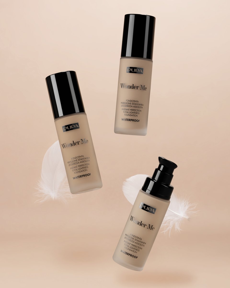 PUPAMilano_IT's tweet photo. ⬇️ BEST FOUNDATION HERE ⬇️
Lasciati sorprendere dalla perfezione di WONDER ME FONDOTINTA
✔️ effetto piuma
✔️ lunghissima tenuta
https://t.co/CjchzfhWiT
#pupamilano #madeinitaly #wonderme #wondermefoundation #skinification https://t.co/6VM7nfYxwz