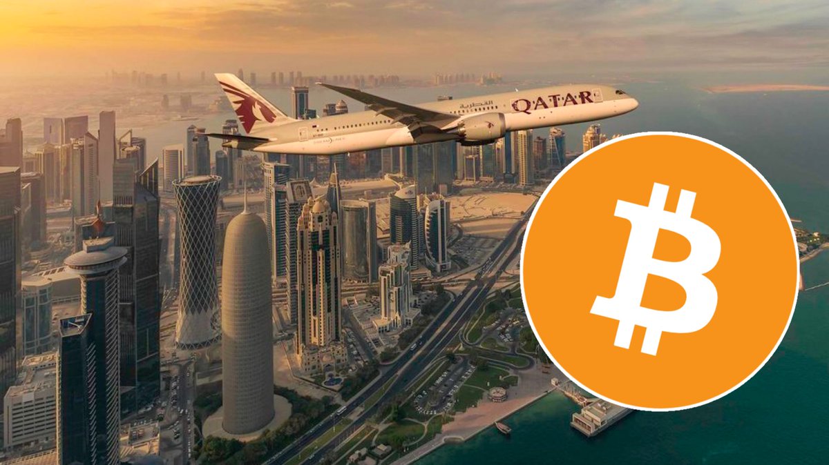 BitcoinArchive's tweet photo. BREAKING: 🇶🇦 The Emir of Qatar will meet with President Bukele in El Salvador this week. 

Imagine Qatar adopting #Bitcoin and also mining with flared gas! 🔥 https://t.co/3FkQDHEIH2