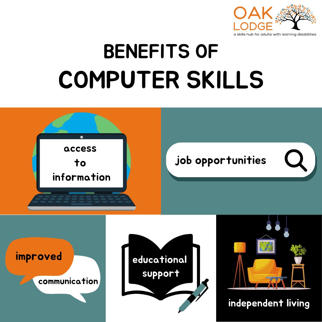 Our Learn IT course helps our clients improve their #computerskills through repetition, and a range of difficulties to accommodate varying levels of abilities. Read more here: oak-lodge.uk/learn-it

#learningdisabilites #supportworker #learning #skillshub