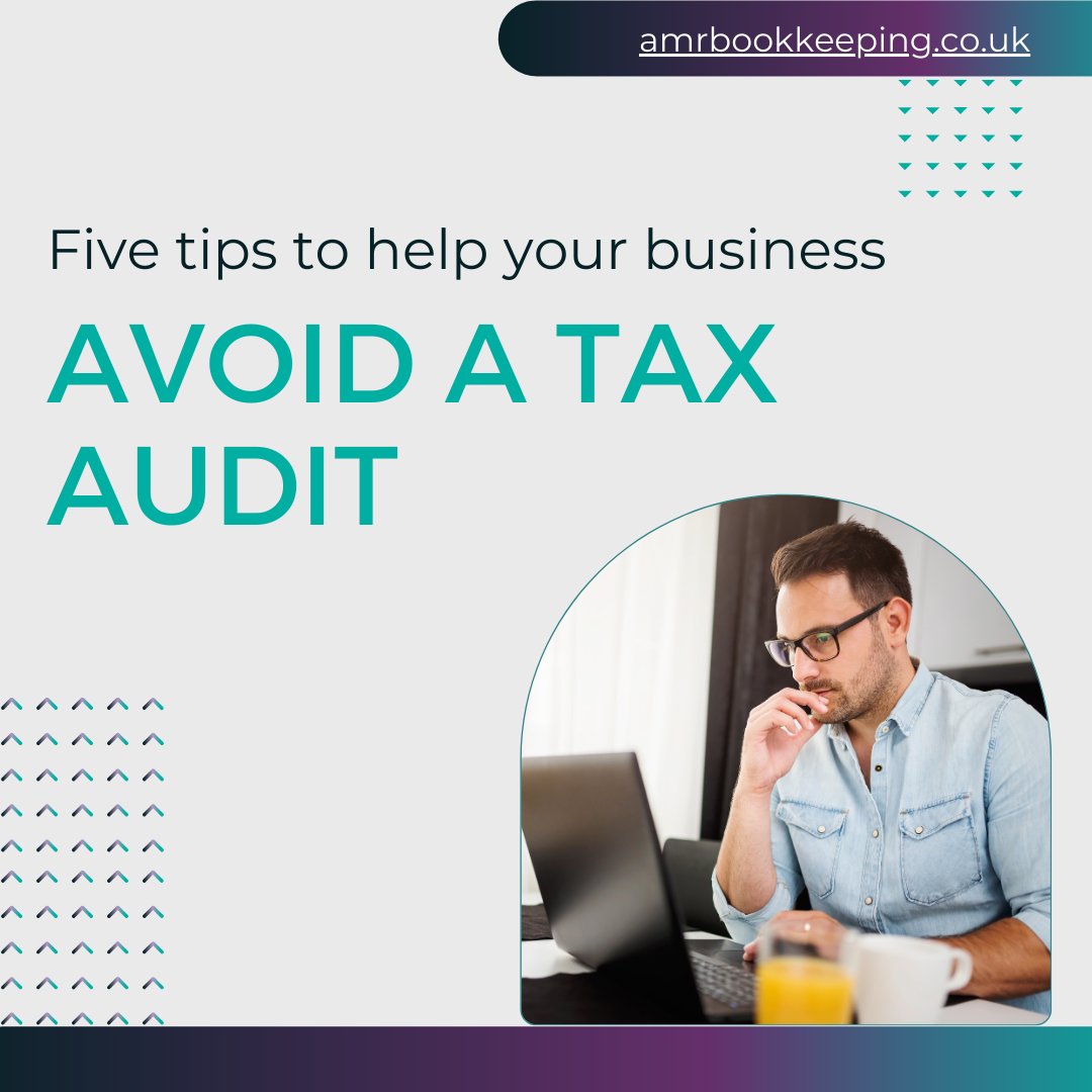 AMRbookkeeping1's tweet photo. Did you know that HMRC can request an audit of your business books to check for accurate records of accounts, taxes, self-assessment, company tax returns or PAYE records?

Here, Estelle gives five tips to avoid a tax audit:- https://t.co/GzvWBTLdqN https://t.co/mHAvIsC2s9