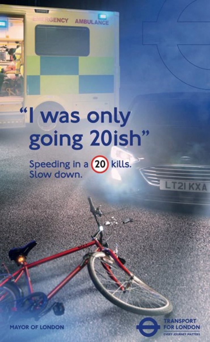 <a href="/TfL/">TfL</a> have accelerated the roll out of 20mph speed limits across 65km of London’s roads. 

They will be introduced over the next 4 months, hopefully making London’s streets safer for road users and reducing the number of collisions on the road. #cyclinglondon #cylingsafety