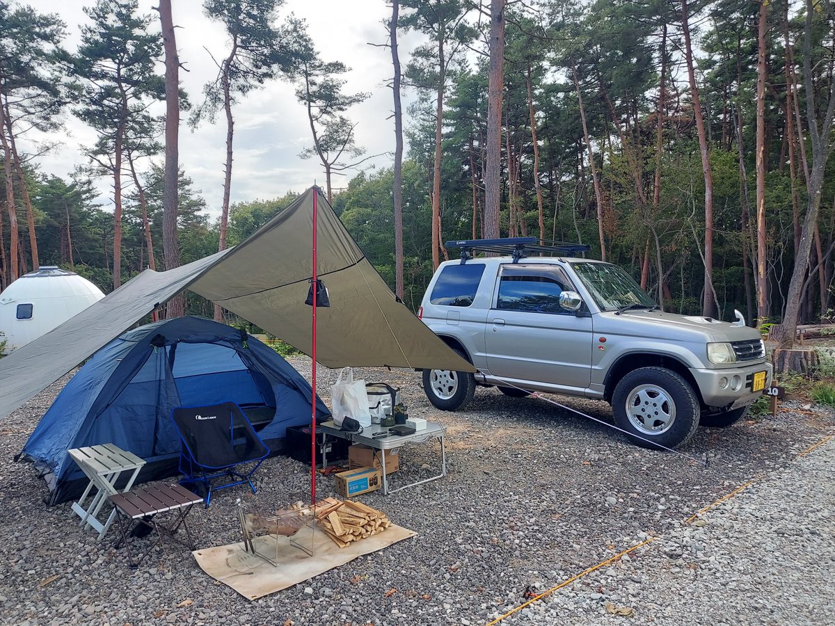 kabamaru1100's tweet photo. 今日と明日はゆっくりしよう🏕

#トワフォレ
 #小諸市 https://t.co/A88gKfanrm