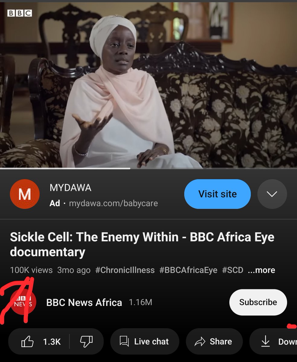 We've made it to 100,000 views of the film on @BBCAfrica Eye!🙌🏾

This is such a special milestone for us.❤️

🙏🏾Thank you to everyone who has taken time to watch and engage with the film.

WATCH ▶️bit.ly/leafilmbbc

#SickleCellAwareness #SickleCellAwarenessMonth