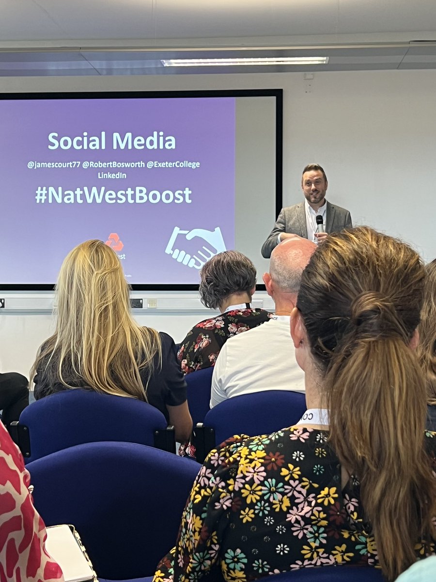 Excited to be attending my first #natwestboost event