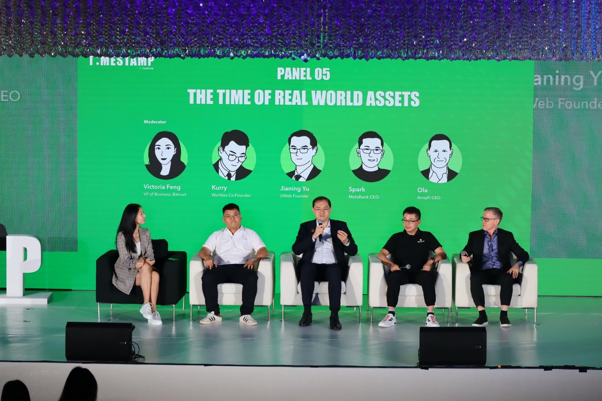Array_Protocol's tweet image. Thanks to everyone for your support! #ARRAYFI will continue to move forward and provide better financial services!👏👏
Let’s take a look at the photos from the conference!
#Token2049 @Timestampsummit