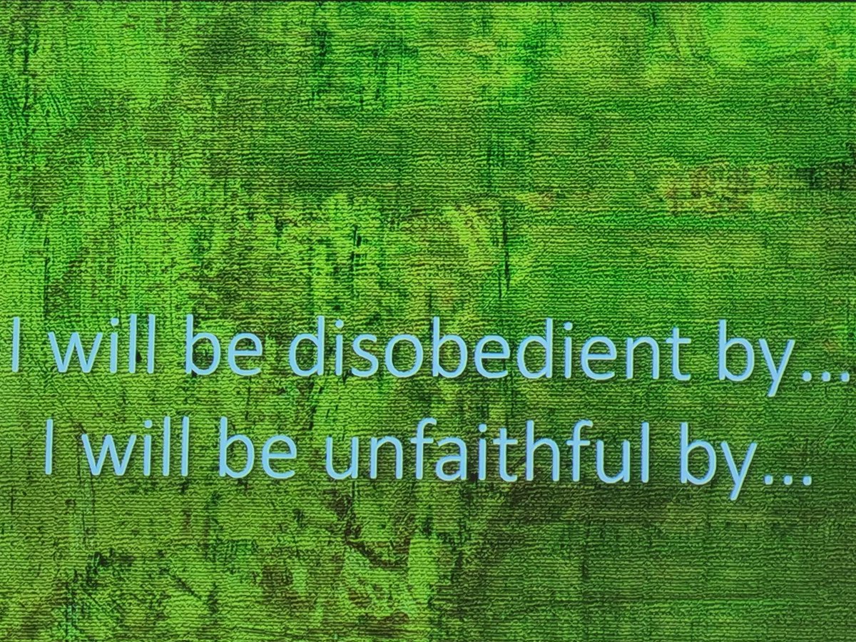 erbradfield's tweet photo. Day two #ICRMC @CarolineLenette challenging us to #BeDistruptive and embrace being comfortable with #change
#DecolonisingResearch #AntiColonicalResearch
#DoThingsBetter #BeDisobedient #BeUnfaithful https://t.co/ZELFKT6j51