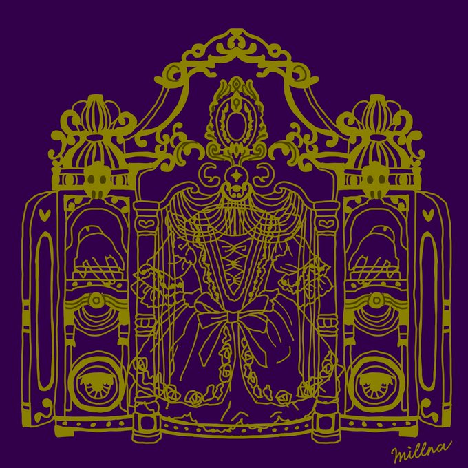 「purple theme signature」 illustration images(Latest)
