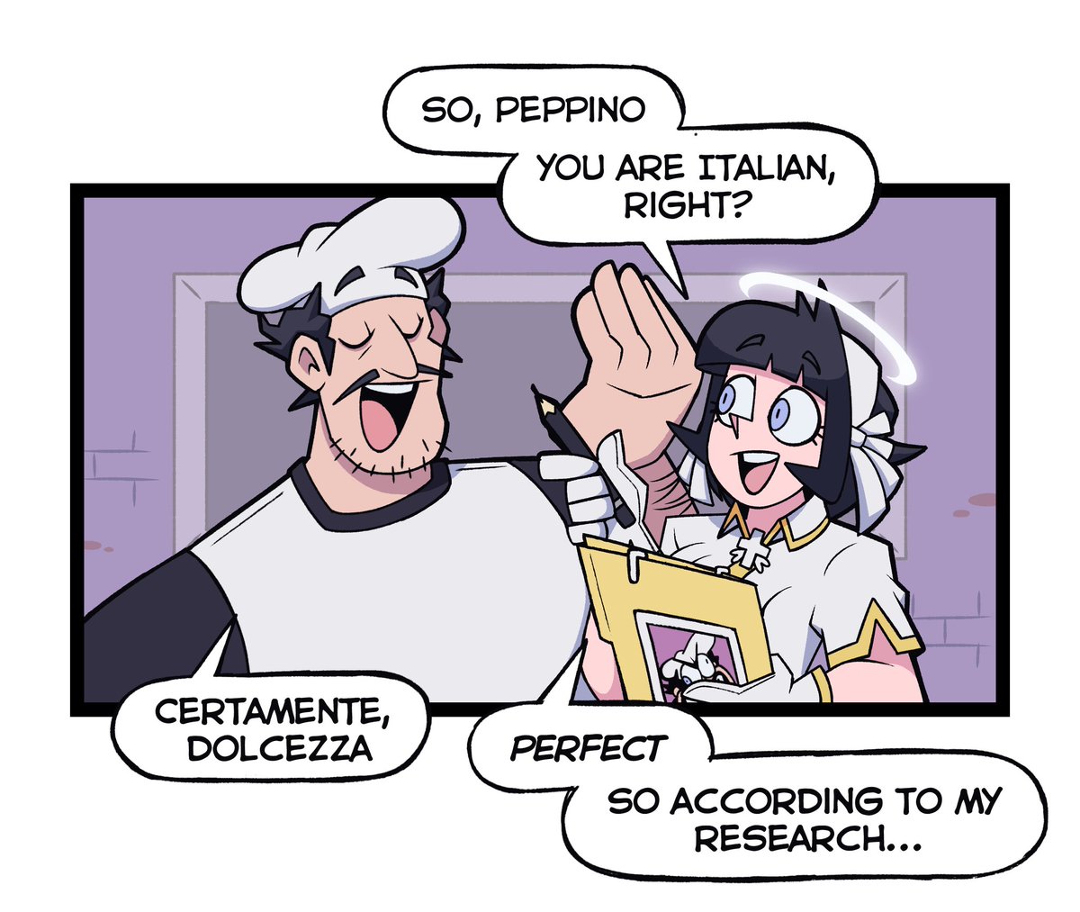 PIZZATAKERGUY's tweet photo. Peppino's Harem:Curious Research 📔✨

#pizzatower #Helltaker #pizzataker https://t.co/FnJgONtx6A