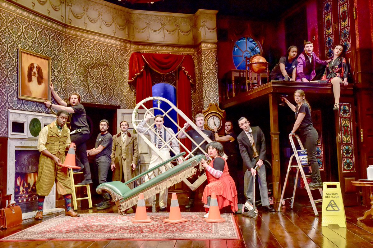 soundsandstage's tweet photo. LONDONโS HIT COMEDY THE PLAY THAT GOES WRONG (@playgoeswrong) SMASHES INTO ITS 9TH ANNIVERSARY AND EXTENDS UNTIL 3 NOVEMBER 2024
๐ท Robert Day
๐ https://t.co/QXYK3dsnJe
๐ Duchess Theatre, London WC2B 5LA
#theatrenews #playgoeswrong #mischief https://t.co/51YATVLSQk