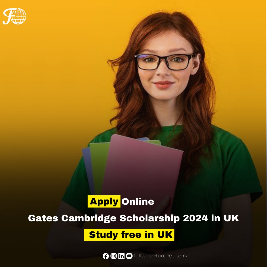 Unlock Your Potential with the Gates Cambridge Scholarship 2024 in the UK. Apply now and join the global community of change-makers. 🌍🎓 
Visit- fullopportunities.com/gates-cambridg…

#GatesCambridgeScholarship #FullyFunded #HigherEducation #ScholarshipOpportunity #UKStudy #GlobalLeadership