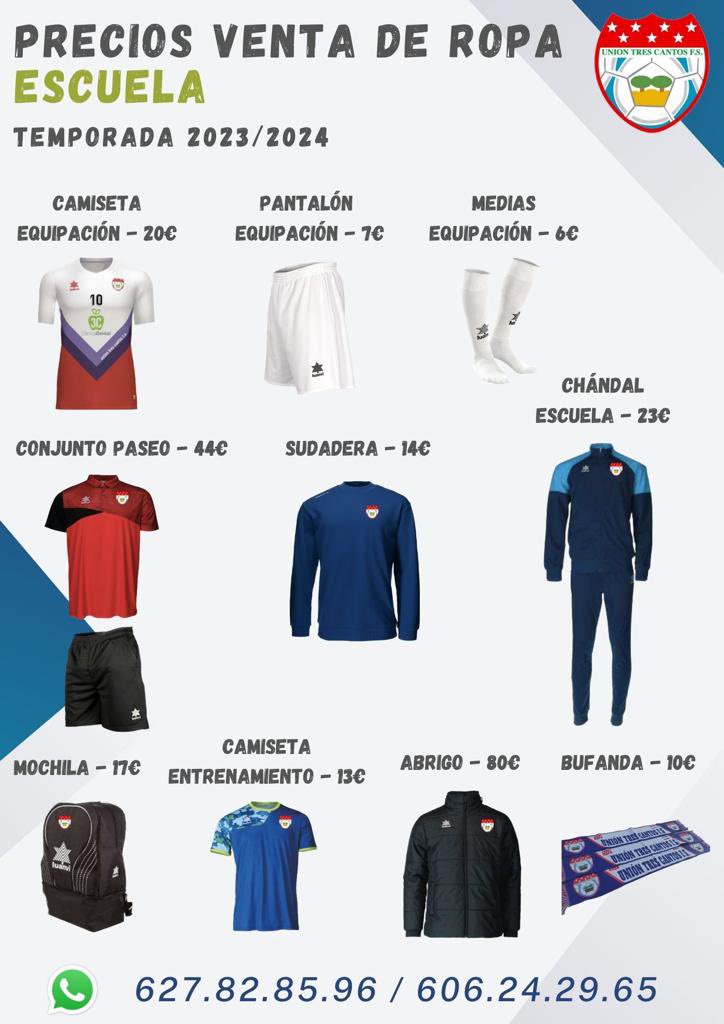 union3cantosfs's tweet photo. 🚨VENTA DE ROPA🚨

📝 Os presentamos todos los artículos que visten tanto a los equipos sénior como a la base. 

🛍️ ¡Equípate del Club! Disponibles en tallas para pequeños y mayores. 

📩 Todos los pedidos serán atendidos en nuestro correo 
Uniontrescantos@gmail.com https://t.co/I5bMhootiS