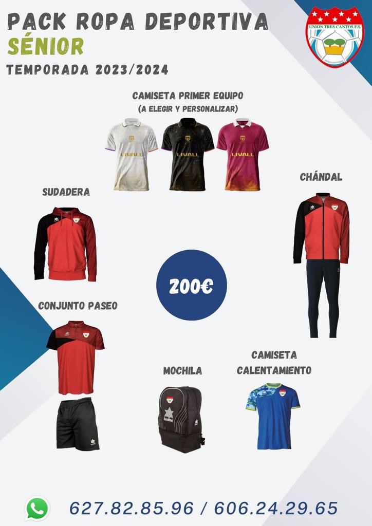 union3cantosfs's tweet photo. 🚨VENTA DE ROPA🚨

📝 Os presentamos todos los artículos que visten tanto a los equipos sénior como a la base. 

🛍️ ¡Equípate del Club! Disponibles en tallas para pequeños y mayores. 

📩 Todos los pedidos serán atendidos en nuestro correo 
Uniontrescantos@gmail.com https://t.co/I5bMhootiS