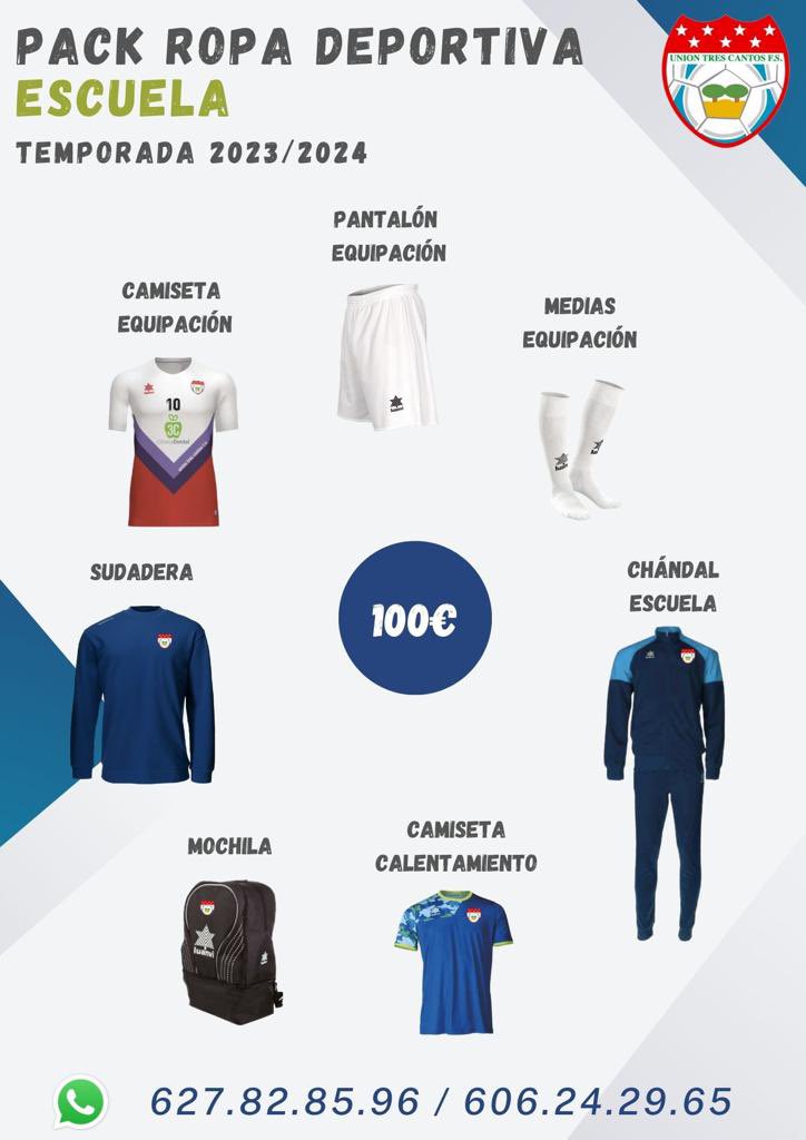 union3cantosfs's tweet photo. 🚨VENTA DE ROPA🚨

📝 Os presentamos todos los artículos que visten tanto a los equipos sénior como a la base. 

🛍️ ¡Equípate del Club! Disponibles en tallas para pequeños y mayores. 

📩 Todos los pedidos serán atendidos en nuestro correo 
Uniontrescantos@gmail.com https://t.co/I5bMhootiS