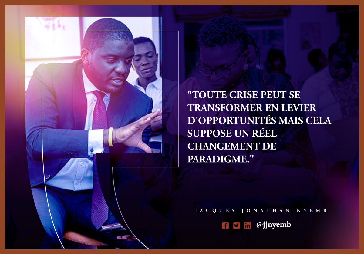 JJNYEMB's tweet photo. Dans chaque défi se cachent souvent d’innombrables opportunités.
Excellente semaine à vous !
#Rebuntu https://t.co/X5ZEZ6y4Wp