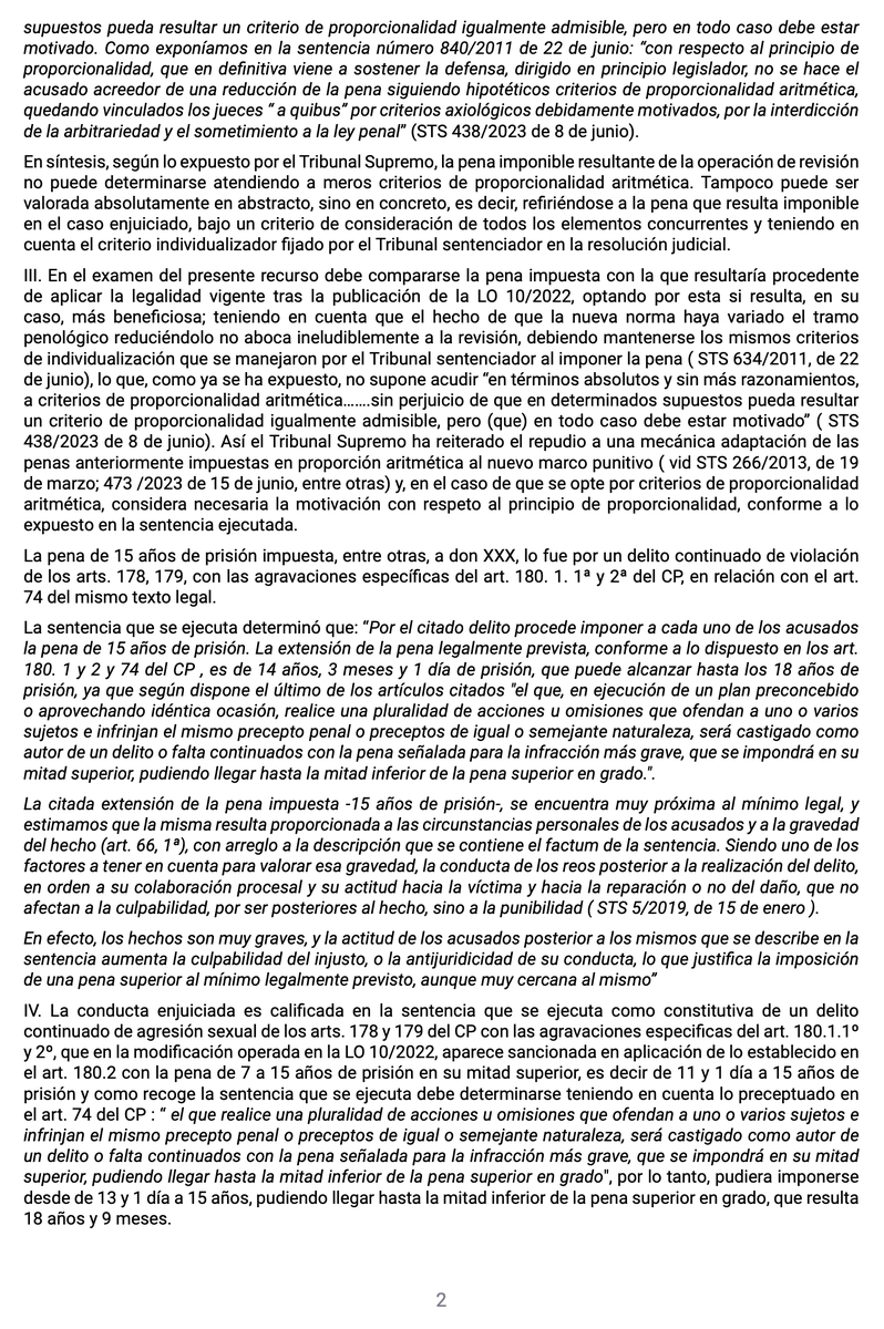 PabloEchenique's tweet photo. Los Rubiales con toga del Tribunal Superior de Justicia de Navarra han decidido rebajarle la pena a uno de los violadores de La Manada.

Y no porque lo obligue ninguna ley ni ninguna jurisprudencia —como explica muy bien el voto particular ⬇️— sino porque les ha dado la gana. https://t.co/K3ZdmoH1LD