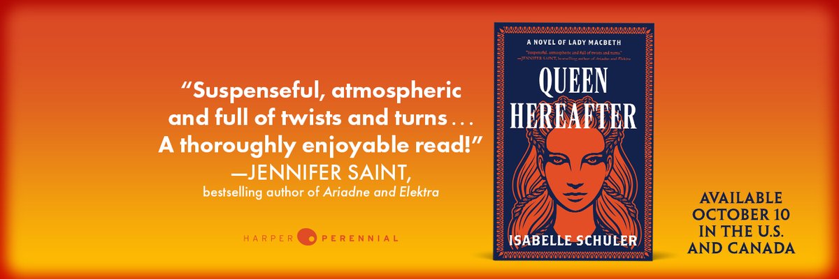 Having celebrated the publication of #LadyMacBethad in Spanish with <a href="/umbrieleditores/">Umbriel editores</a> I can't believe we have LESS THAN ONE MONTH until it comes out in the US under the title #QueenHereafter with <a href="/HarperPerennial/">Harper Perennial</a> !!!