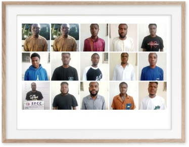 Abuja Court Convicts 15 Internet Fraudsters

Justice O. I. Adelaja of the Federal Capital Territory, FCT High Court Kubwa, has convicted and sentenced fifteen (15) internet fraudsters to various jail terms.

The convicts are: Emmanuel Ndubuisi Junior, Obinna Favour, Azuh