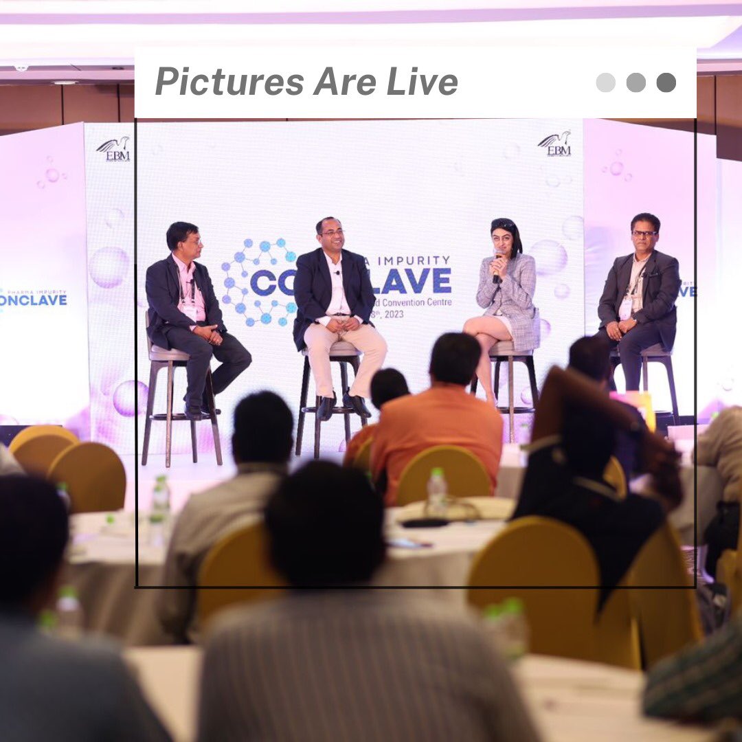 eminence_group9's tweet photo. Pictures are live for Pharma Impurity Conclave 2023.
Thank you for the wonderful feedback for Pharma Impurity Conclave 2023.
You can download your pictures from the link
https://t.co/AiSnpyUkZQ
#eminencebusinessmedia #ebmpic #impurity https://t.co/bUE5qksHof