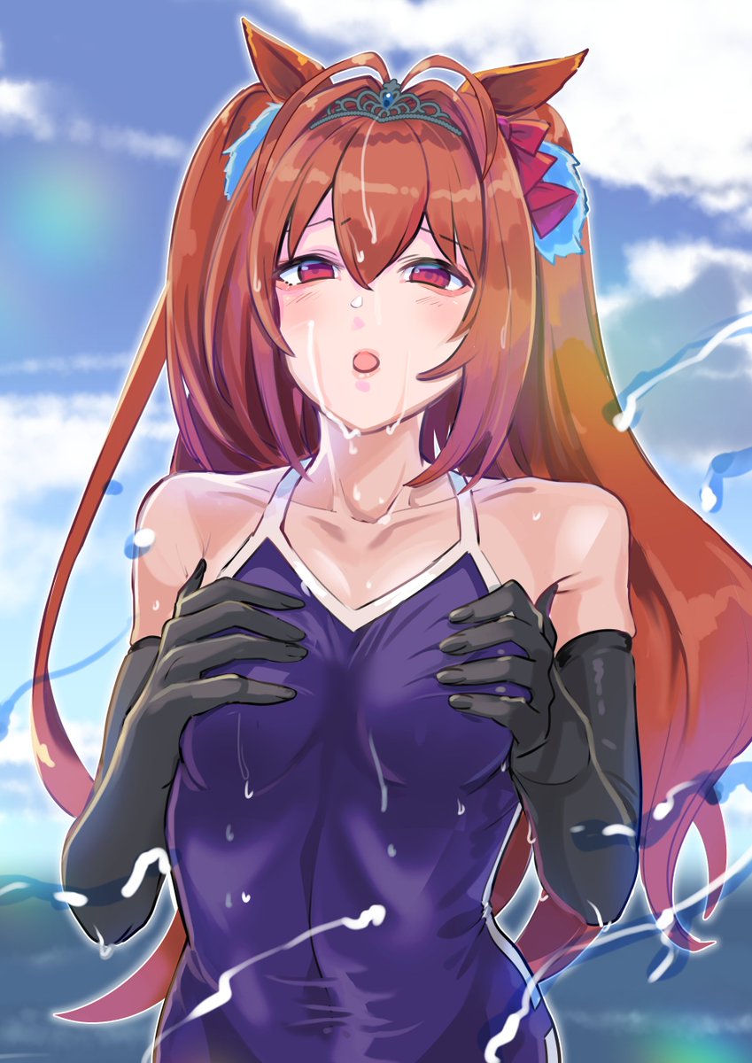 ダイワスカーレット(ウマ娘) 「ぺたんこダスカ 」|⭕同志勃たなくてもでっかいの🎨のイラスト