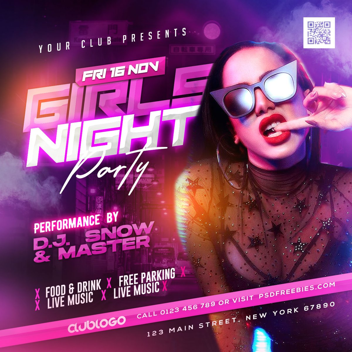 Free Girls Night Out DJ Party Instagram Post PSD
Download Link &gt;&gt; psdfreebies.com/psd/girls-nigh…

#freepsd #psd #photoshop #socialmedia #facebookpost #Instagrampost #partypost #freetemplate #ladiesnight #ladiesparty #instagram #girlsnight #girlsparty