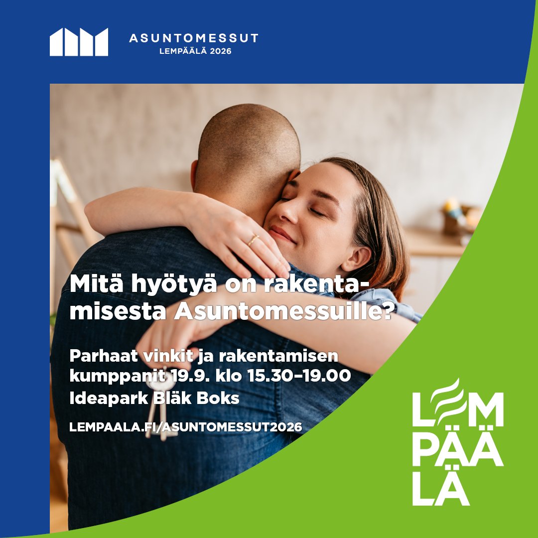 Oletko miettinyt, mitä erityishyötyä rakentamisessa Asuntomessuille on? 🏡
Tervetuloa kuulemaan parhaat vinkit rakentamisen rahoittamiseen ja talotoimittajien tarjousten vertailuun sekä tapaamaan potentiaalisia kumppaneita omaan rakennusprojektiisi! 🔨