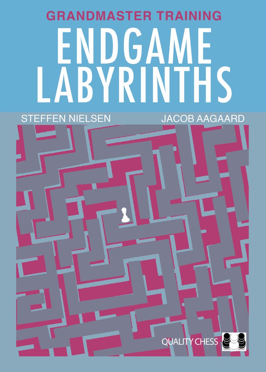 GMJacobAagaard's tweet photo. From 2012-2017 I wrote six chess books (the first five 2012-2014). The Grandmaster Preparation series. I decided to not publish any other books for a while, to not outshine these books (I did co-write four books with Boris Gelfand, published in his name).
Last year I then published A MATTER OF ENDGAME TECHNIQUE, which the ECF have kindly nominated for the Book of the Year award.
But my discipline has been good over this decade. I have so much material I have worked on and I am so much better at explaining things than I have ever been. There is a great desire in me for writing chess books. I love chess. I love books. And I especially love chess books. 
This autumn I have two books coming out. On the 27th September ENDGAME LABYRINTHS, co-written with the current World Champion in study composition, Steffen Nielsen.
In October, Sam Shankland and I will be publishing a day/night pair of books on rook endings, covering theory (Sam) and concepts (Jacob). We will decide on the date the moment we know when the book will be finished from the printer.
These books are much better than what I wrote earlier. And coming books will be better too. And they will not be exclusively focused on higher level players, as my books have been for the last decade. I don't know what people will buy, but you will get the chance :-)