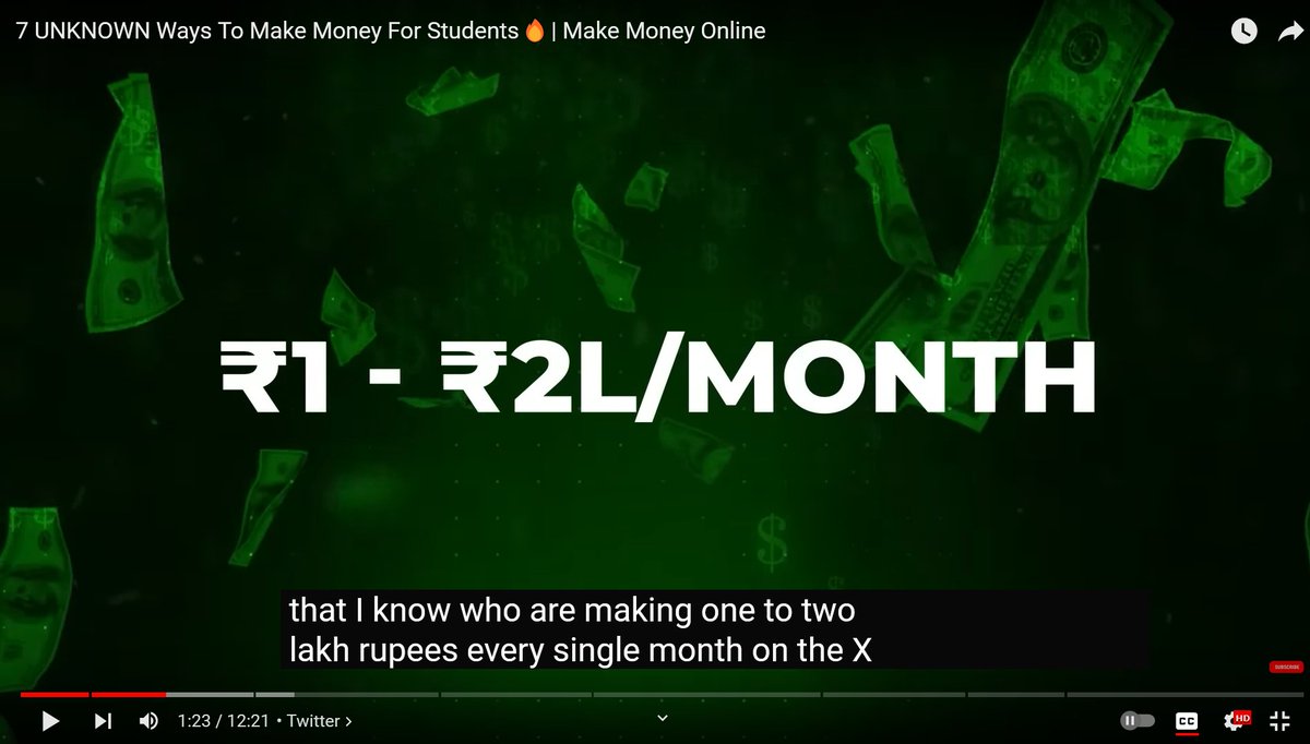 <a href="/Ishansharma7390/">Ishan Sharma</a> Wrong, Ishan.

You are not a catalyst in anyone's journey.

You are a YouTuber creating content for views—a lot of which is clickbait.

You claim in a recent video that you know people making ₹1 - ₹2 L/month with X's brand new revenue sharing program.

Please tag them here.
