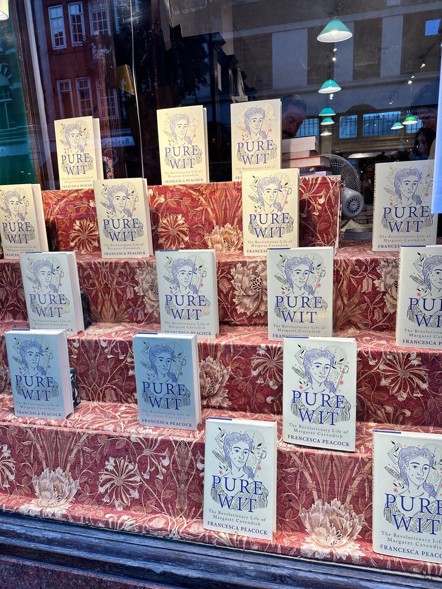 ogavoyannis's tweet photo. Huge congratulations to @cesca_peacock for the launch of Pure Wit, her brilliant biography of Margaret Cavendish out Thursday ✨ https://t.co/fOK3G9gVpH