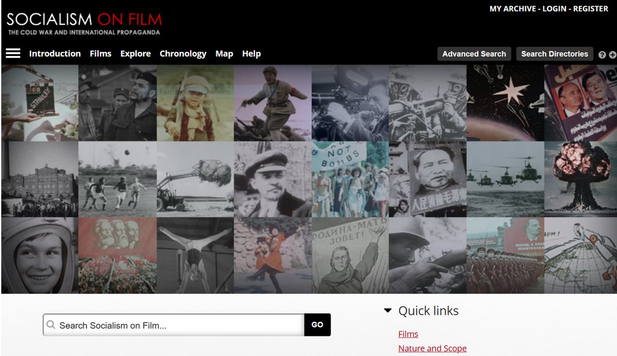 IAI_Bibliothek's tweet photo. It's #DatabaseTuesday!!! Today, it's Socialism on Film’s turn, provider @dfg_public Nationallizenzen: it offers audiovisuals from Socialist countries during the #ColdWar. You can find Salvador Allende’s last speech there.
👉https://t.co/KhmqgZqI9h
#50AñosDelGolpe
@AdamMatthewGrp https://t.co/TCiMpxp4CY