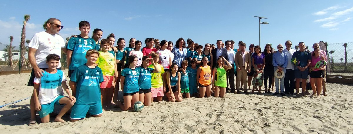 Inauguración Parque Delta del Andarax con zona deportiva  de arena.
<a href="/dipalme_almeria/">Diputación Almería</a>
<a href="/DeportesDipalme/">Deportes Dipalme</a>
<a href="/aytoalm/">Ayuntamiento de Almería</a> 
<a href="/PMDAlmeria/">PMD Almería</a> 
<a href="/FAVB_/">FAVB</a>