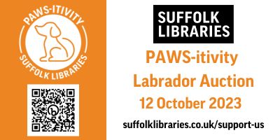 Delighted to announce our Library Labradors auction is live. Bid now lnkd.in/eMDX2ug2 or join us on 12 Oct at  Trinity Park. lnkd.in/e357scma Please share & thank you for helping keep Suffolk Libraries in the heart of our community.
#SuffolkLibraries #Fundraising