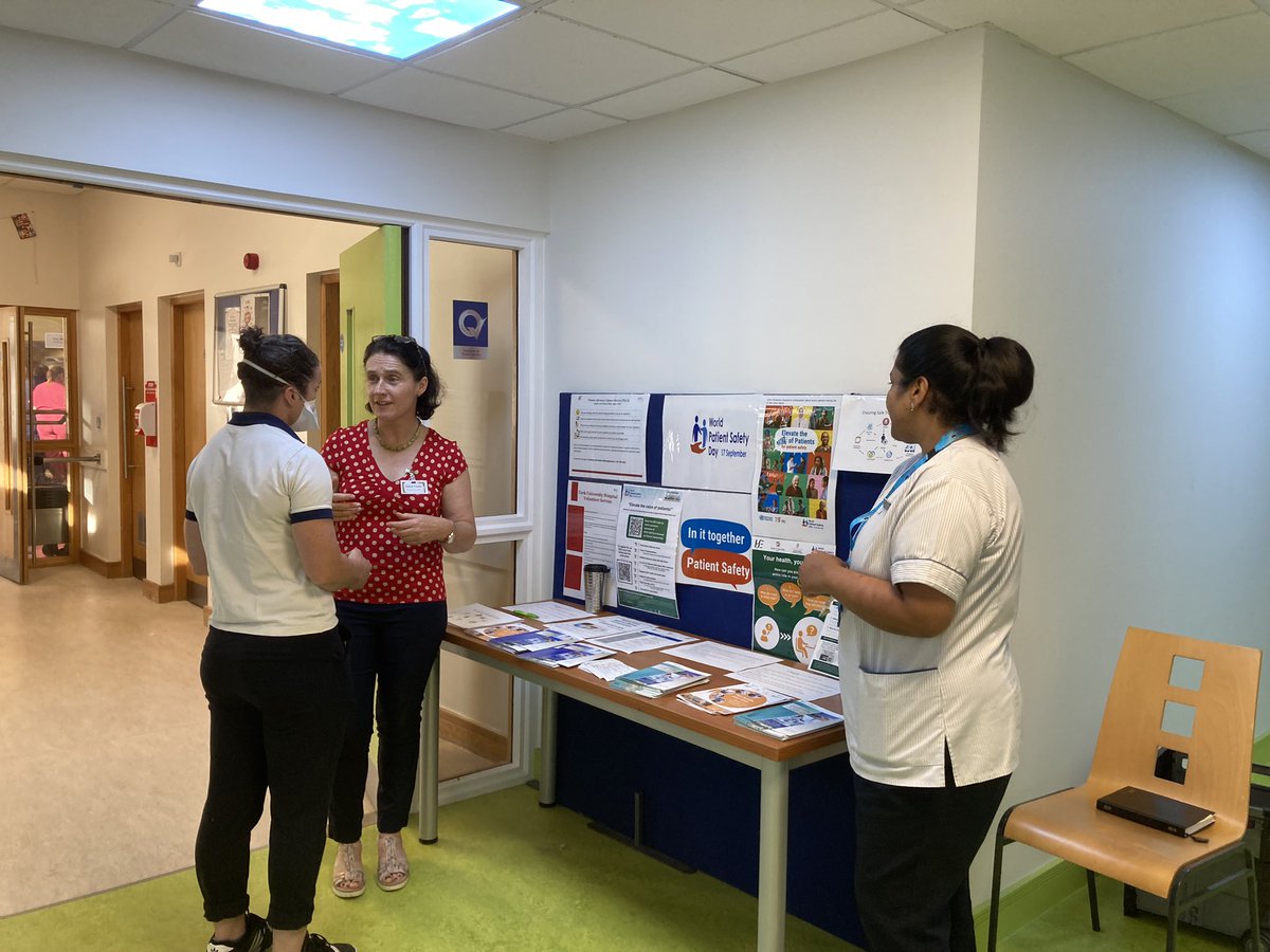Day 2 of celebrating World Patient Safety week @CUH_Cork @ClaireRoe_PSSM @claireod03 @Siocou @NationalQPS. Focusing on elevating the voice of the patient on transitions of care. #Yourhealthyourvoice