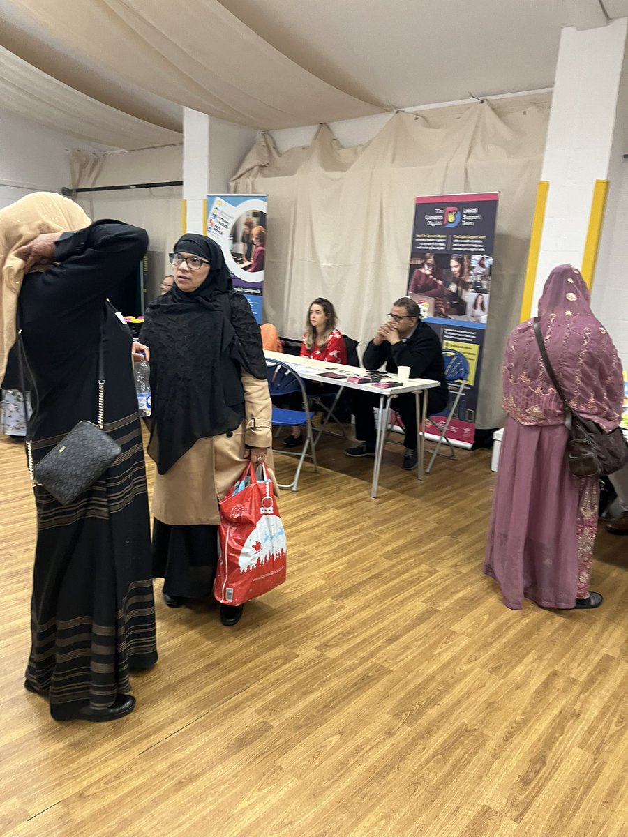 Adult learning festival at Riverside ware house happening now.