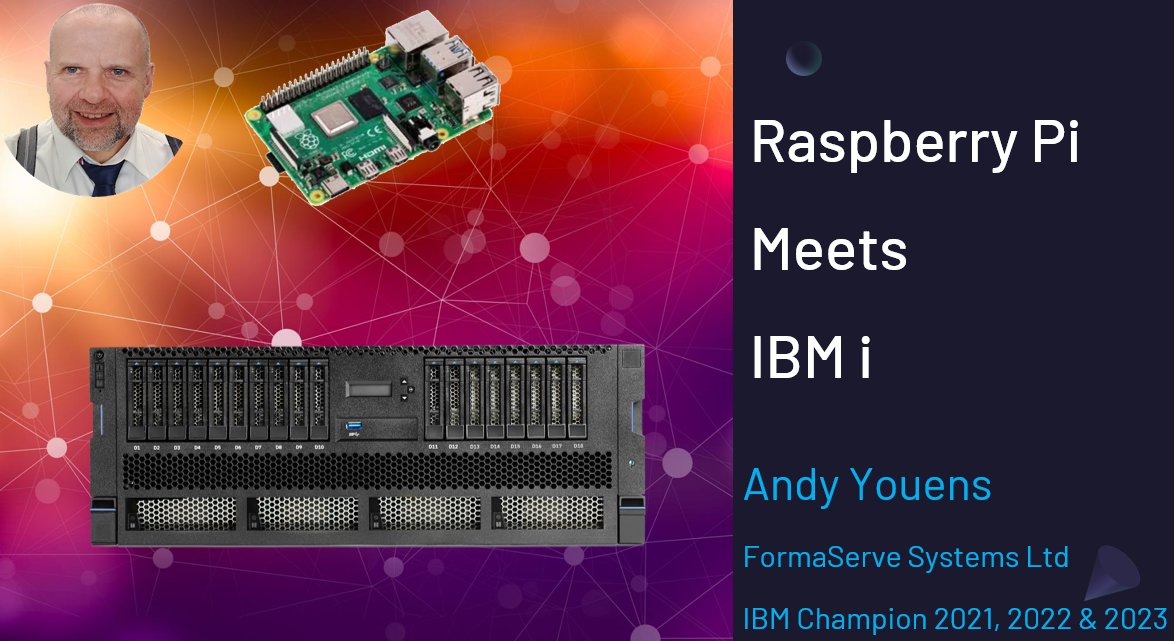 Todays the day, sign up for my #RaspberryPi meets #IBMi presentation to the #CTXiUG Get signed up! ctxiug.blogspot.com #IBMChampion #IBMiOSS <a href="/FormaServe/">FormaServe</a>