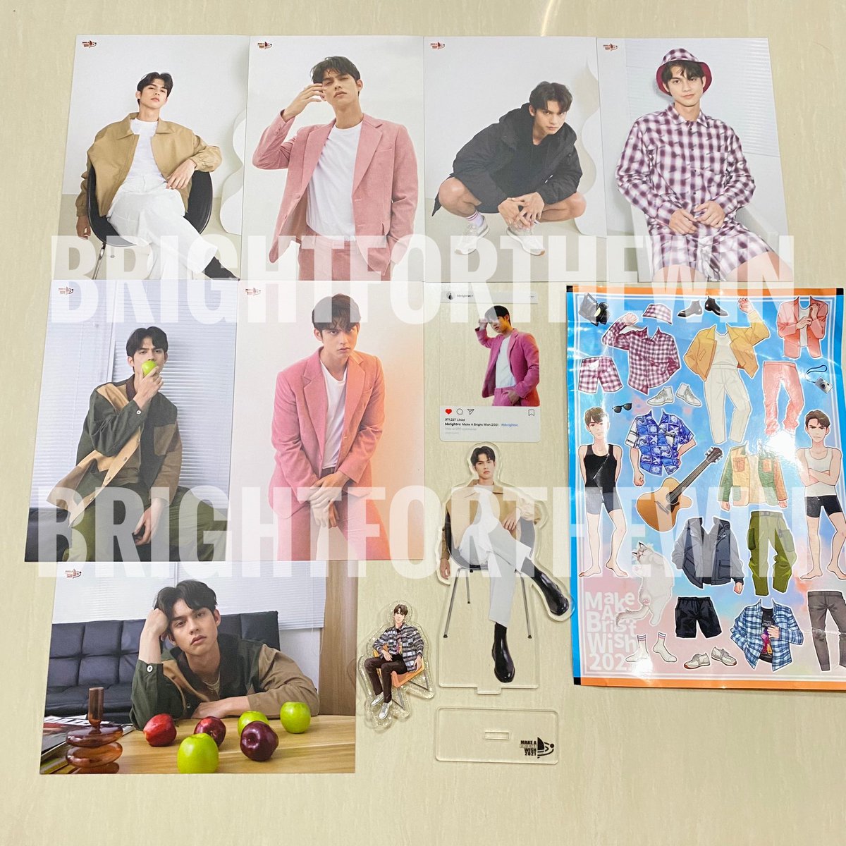 brightforthewin's tweet photo. wts lfb selling ph

#MakeABrightWish2021 Tier 4 set from Allbrightvc 
- php 1700 for the whole set

🏷 bbrightvc brightwin ไบร์ทวิน merch onhand postcard standee sticker https://t.co/FdMkvdDCCI