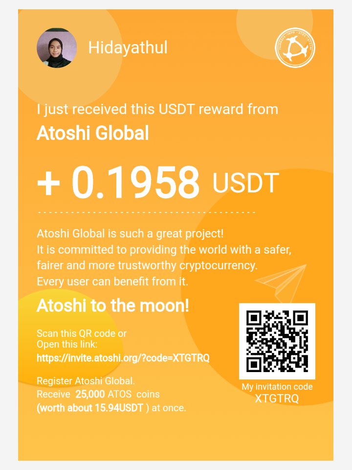 DewiN81790's tweet photo. Hey. I am sending you 25,000 ATOS and 5 USDT converting reward.  Come claim it!
ATOS is a cryptocurrency with a world-leading business model and has broad application prospects, with nearly 12 million users worldwide.
https://t.co/mXlAOXM5ov
#AtoshiRewards 
#Atoshitothemoon https://t.co/ln6NktfMWG