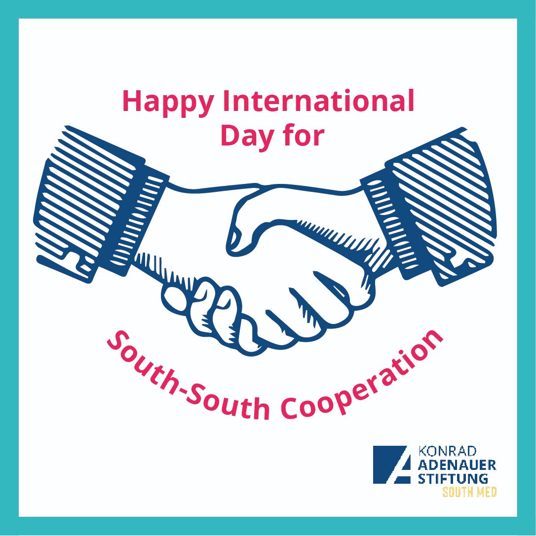 KASpoldimed's tweet photo. Celebrating #SouthSouthCooperation Day 🌍, our contribution at KAS PolDiMed underscores the power of collaboration 🤝. By bringing South Med actors together, we foster dialogue on regional issues. Unity is our key 🔐.
#kaspoldimed https://t.co/YrhV5hC5Js