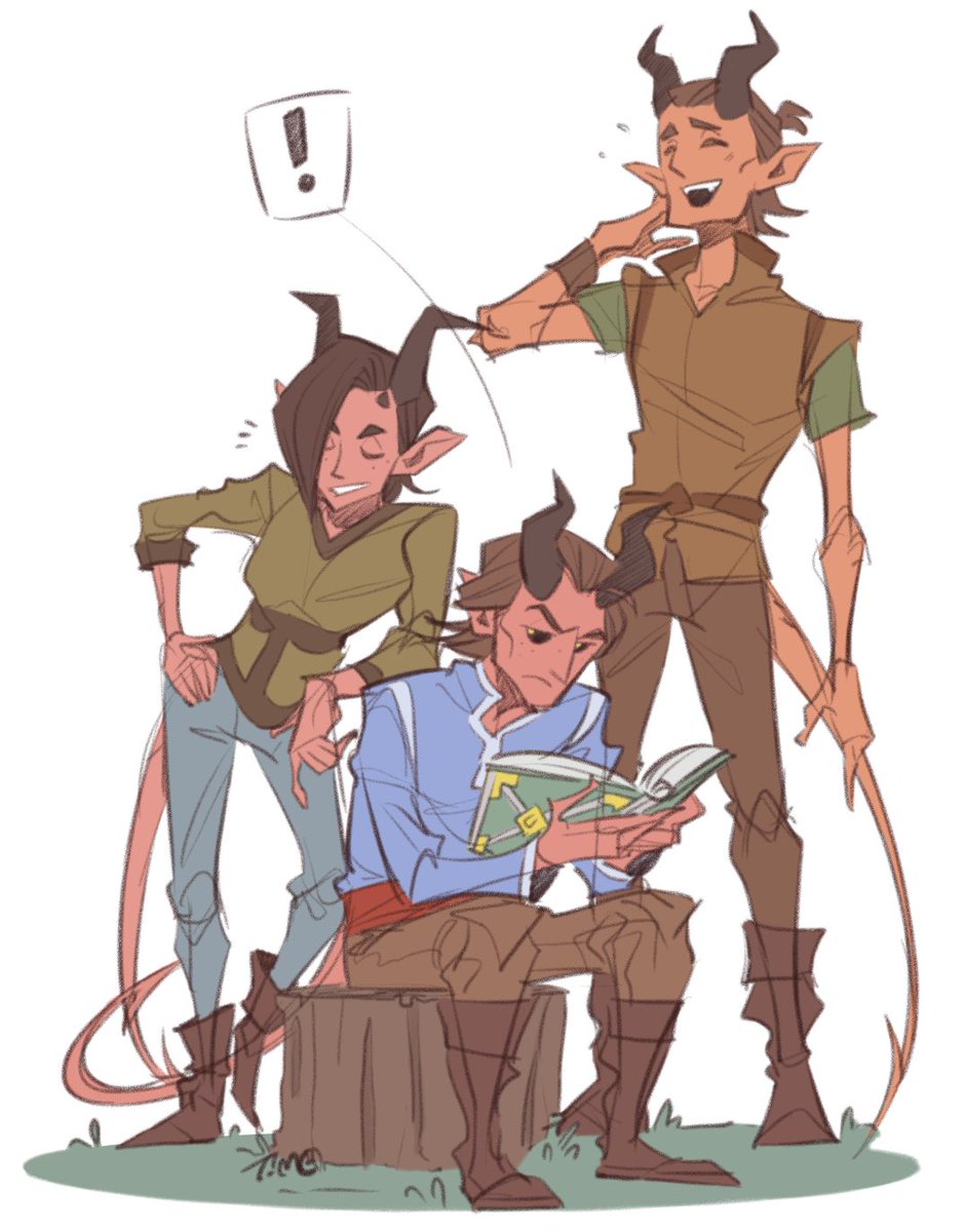 Camp would be even more chaotic (and fun) with them around. #BaldursGate3 #rolan #lia #cal